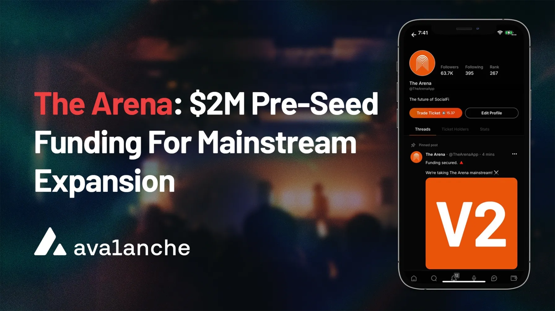 Main image for: The Arena’s Comeback: SocialFi App on Avalanche Secures $2M Pre-Seed Funding and Plans Mainstream Expansion