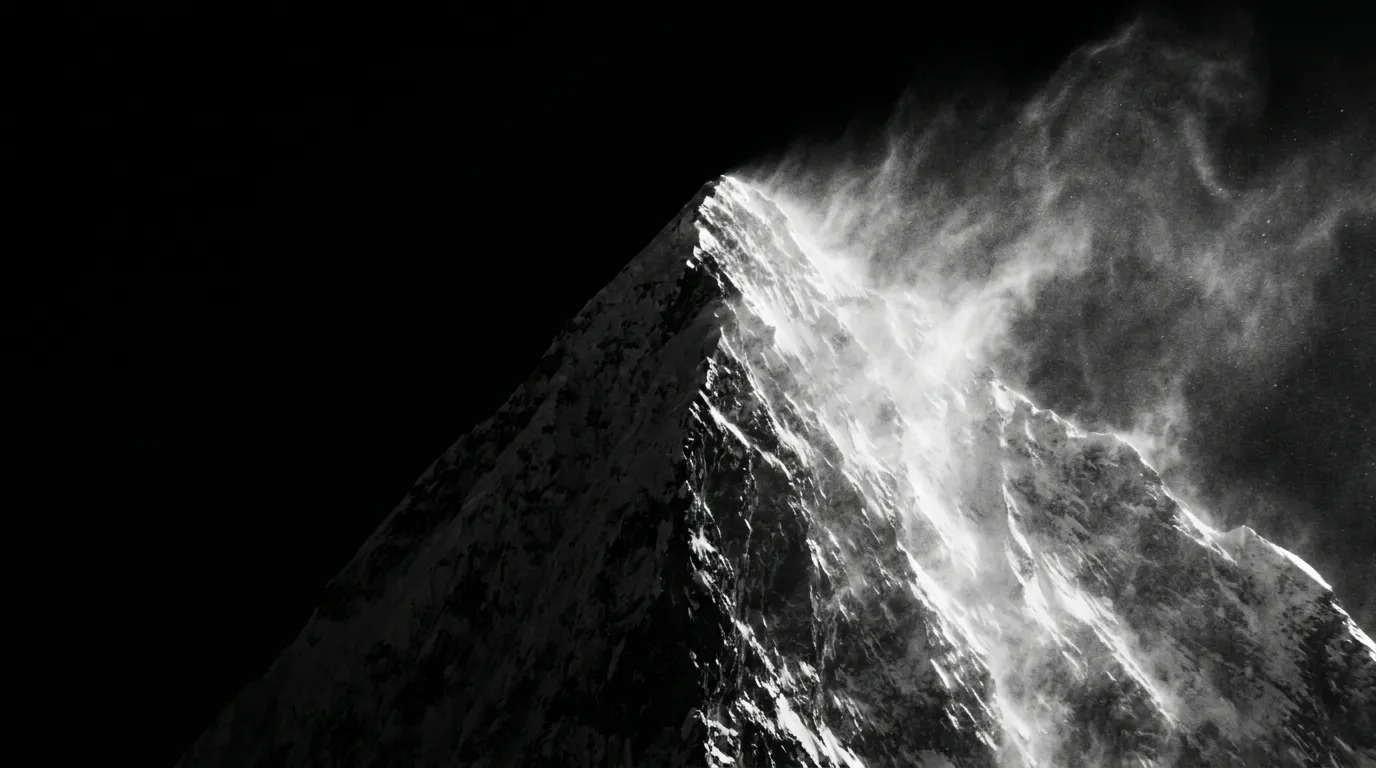 Snow capped mountain wind spray 20260914121208